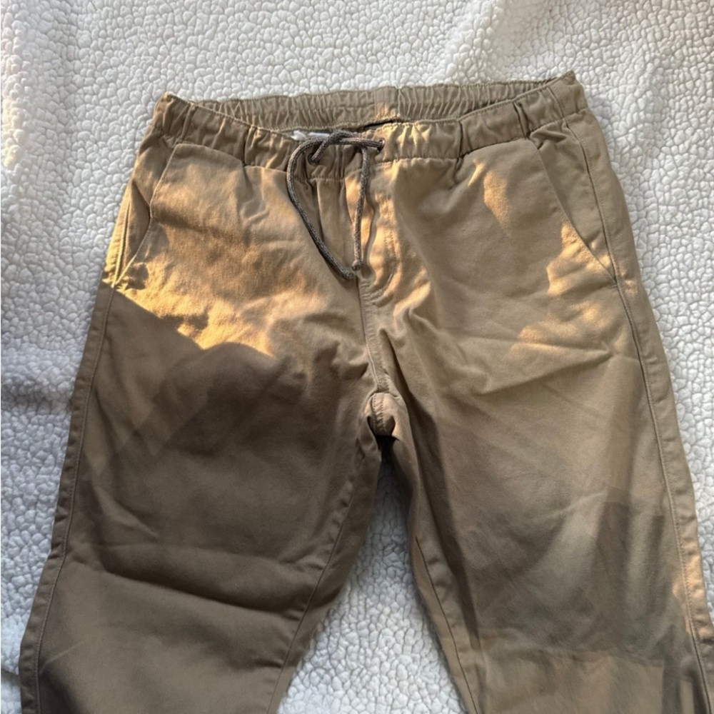 Men's Tan Khaki Joggers